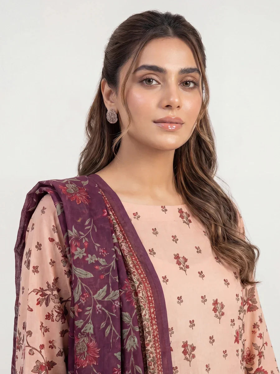 Salitex Unstitched Printed Lawn 3 Piece Suit SSW6U3P422 Summer Collection