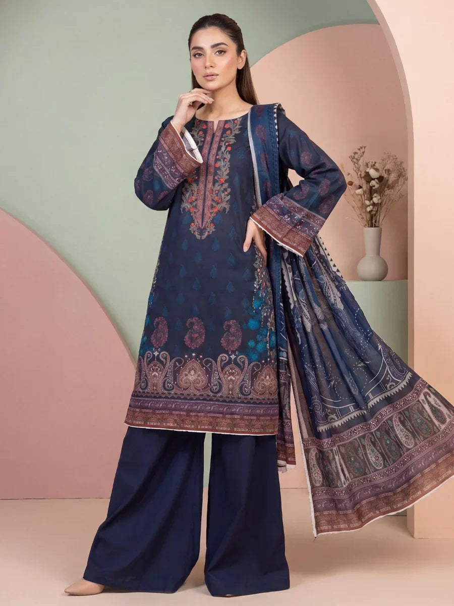 Salitex Women Unstitched Printed Lawn 3 Piece Suit SSW8U3P439 Casual Collection