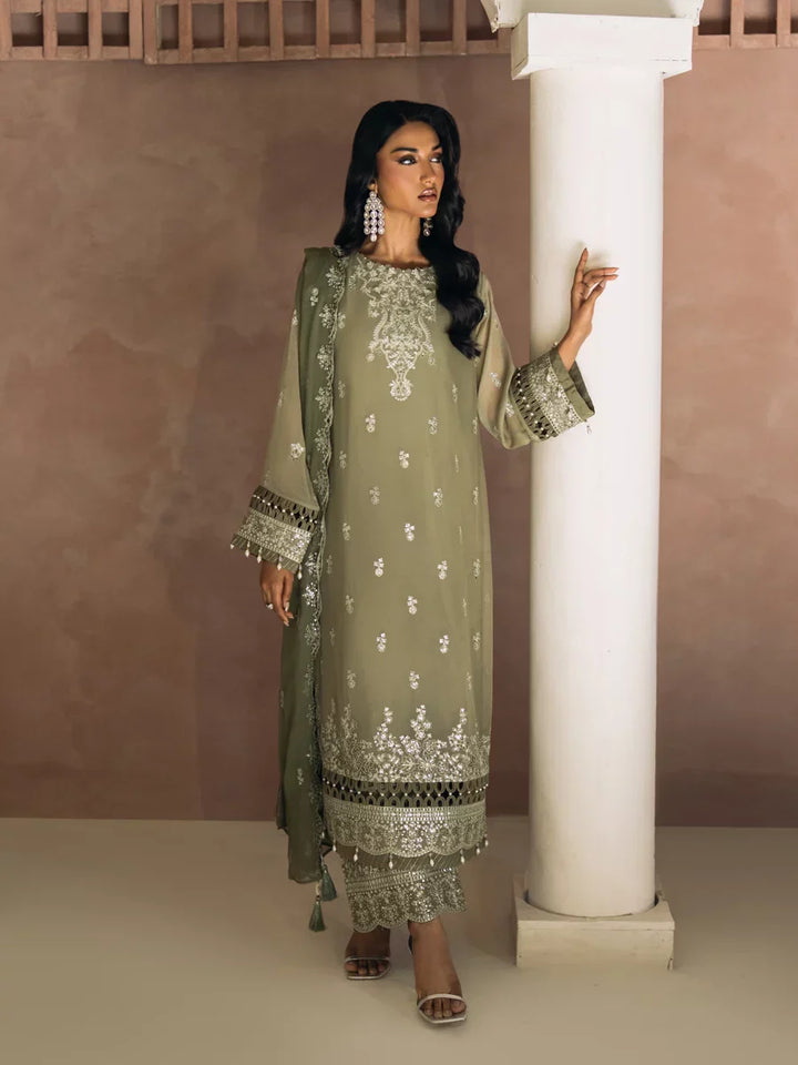 Salitex Unstitched Embroidered Chiffon 3 Piece Suit SUNS8CH513 Festive Collection
