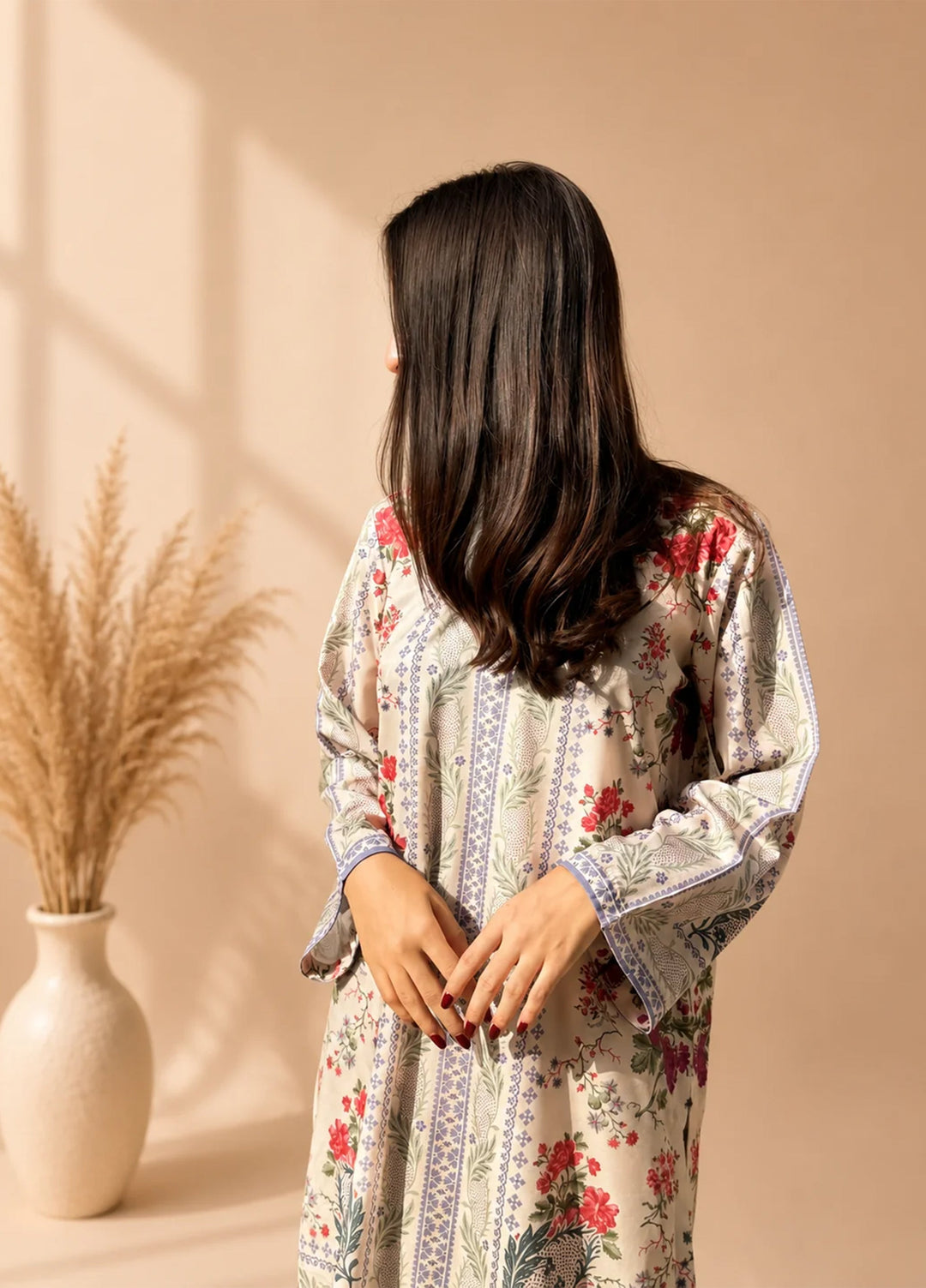 Saba Sumaiya Women RTW Printed Crepe Lawn 2 Piece Suit SS-78655 Vintage Petal - Casual Collection