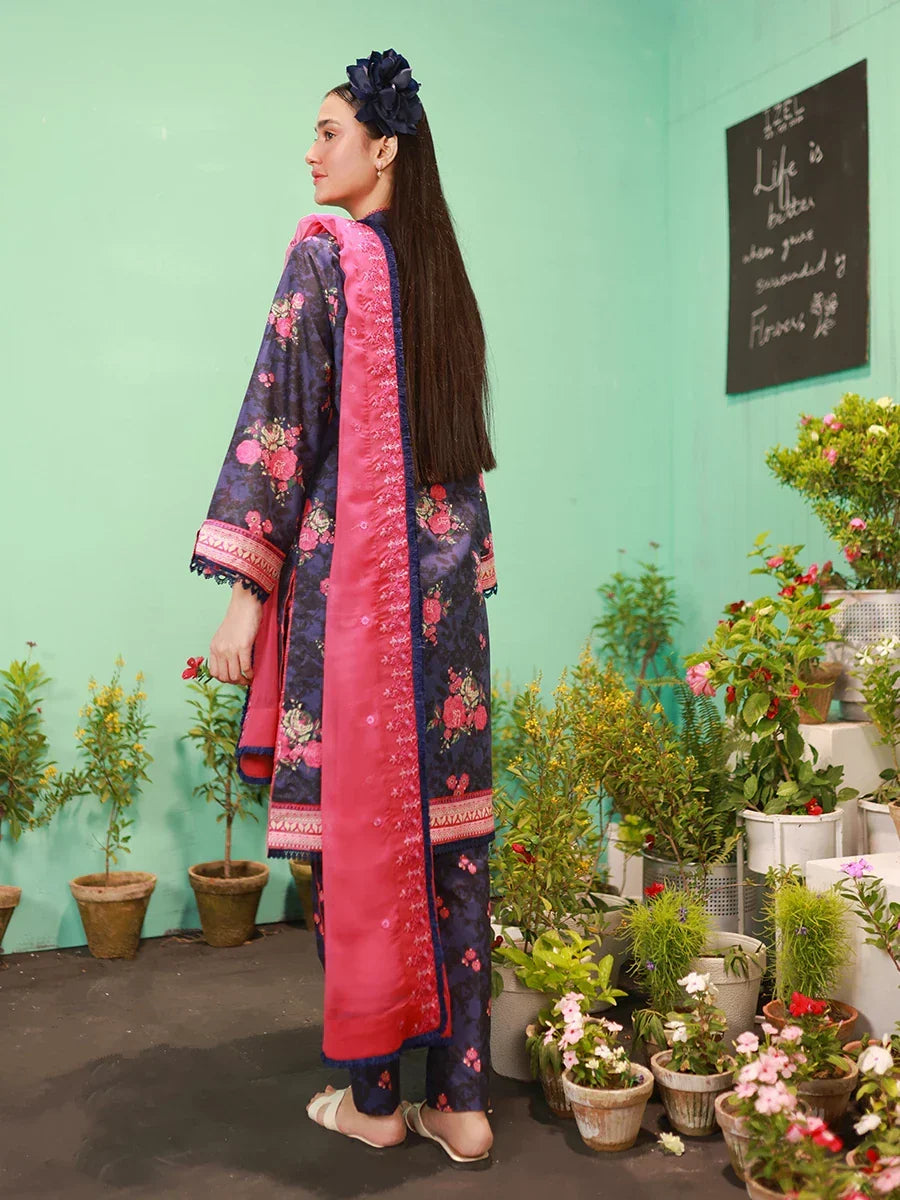 Salitex Women Embroidered Lawn 3 Piece Suit SUNS24AIZ014 - Summer Collection