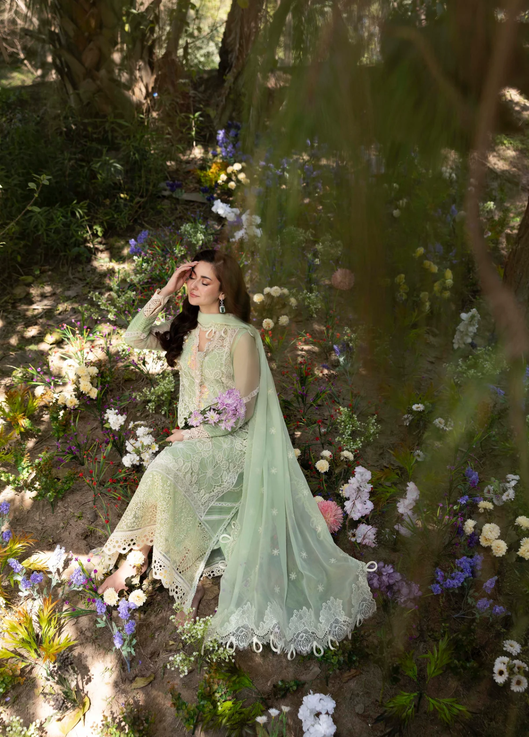 Sable Vogue Unstitched Embroidered Net 3 Piece Suit SV26UL SL-06-25 - Summer Collection