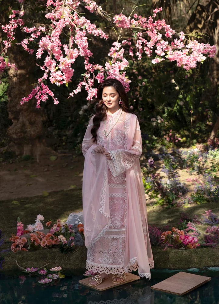 Sable Vogue Unstitched Embroidered Net 3 Piece Suit SV26UL SL-07-25 - Summer Collection