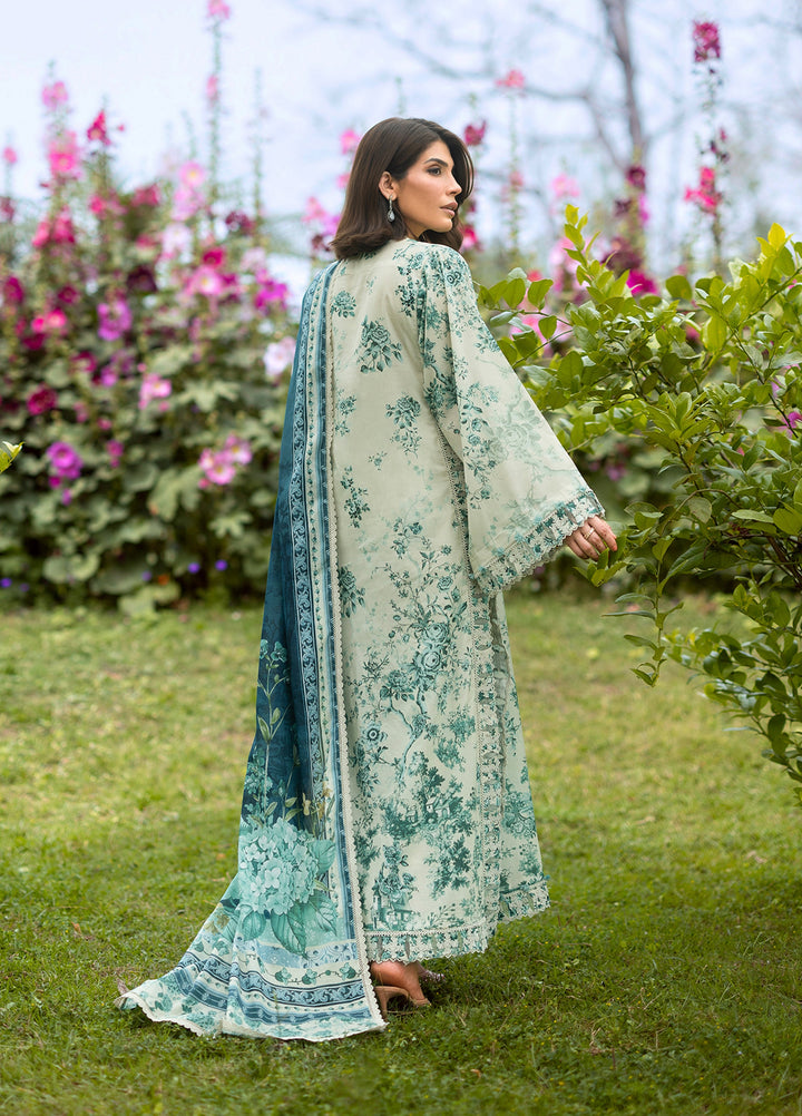 Bridgerton by Elaf Unstitched Printed Lawn 3 Piece Suit EL26ULB EPB-7A - Summer Collection