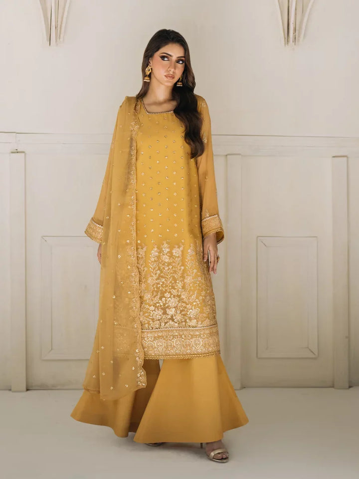 Salitex Unstitched Embroidered Chiffon 3 Piece Suit SUNS8CH518 Festive Collection