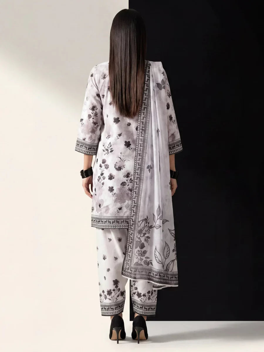 Salitex Unstitched Printed Lawn Silk 3 Piece Suit SUNS7ASI413 Casual Collection