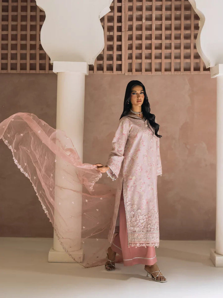 Salitex Unstitched Embroidered Chiffon 3 Piece Suit SUNS8CH522 Festive Collection