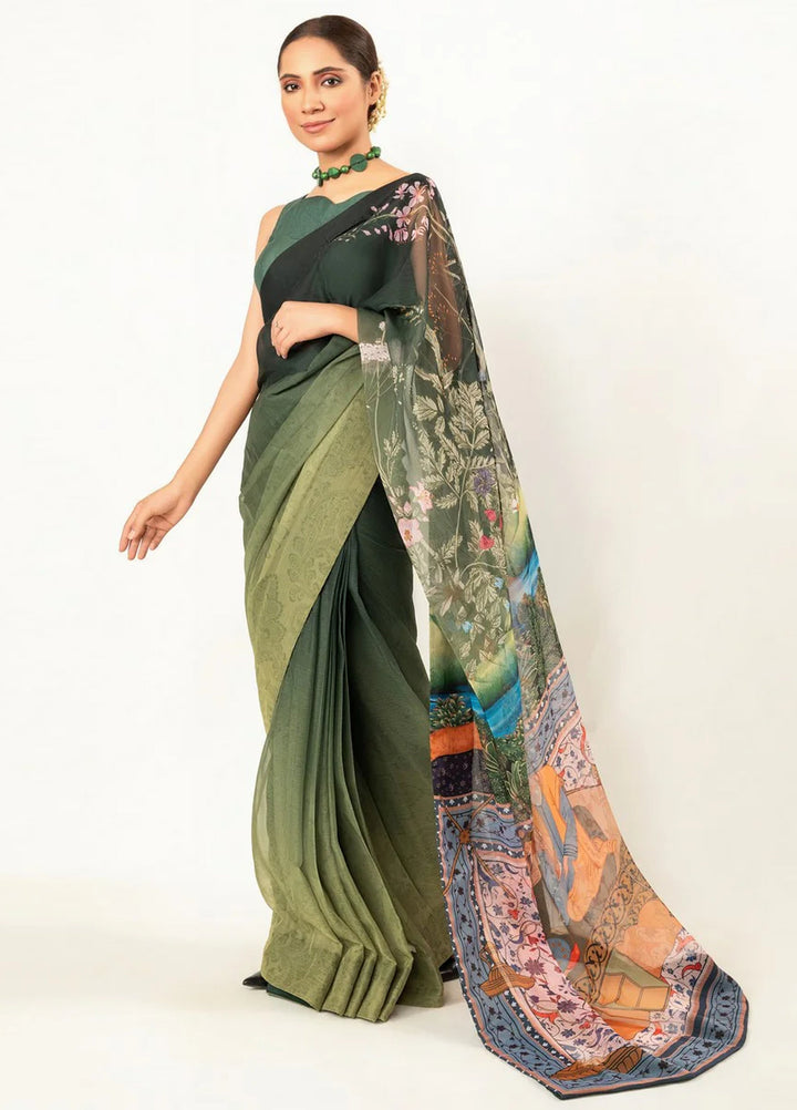 Imran Aftab RTW Printed Chiffon 3 Piece Suit IASC 06 - Festive Collection