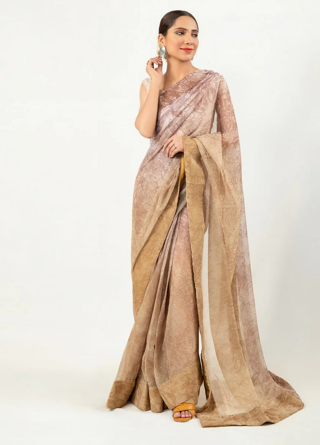 Imran Aftab RTW Printed Chiffon 3 Piece Suit IASC 15 - Festive Collection