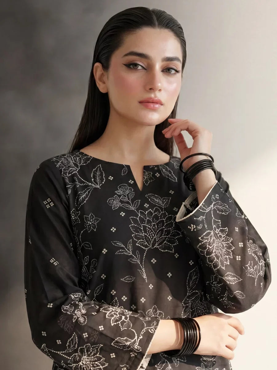 Salitex Unstitched Printed Lawn Silk 3 Piece Suit SUNS7ASI415 Casual Collection