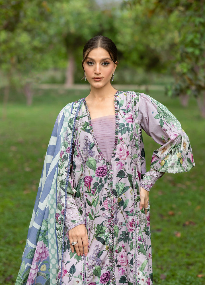 Bridgerton by Elaf Unstitched Printed Lawn 3 Piece Suit EL26ULB EPB-3A - Summer Collection