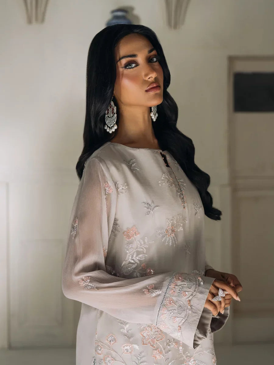 Salitex Unstitched Embroidered Chiffon 3 Piece Suit SUNS8CH519 Festive Collection
