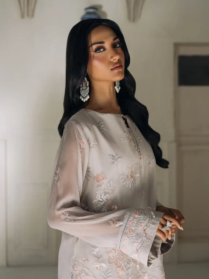 Salitex Unstitched Embroidered Chiffon 3 Piece Suit SUNS8CH519 Festive Collection