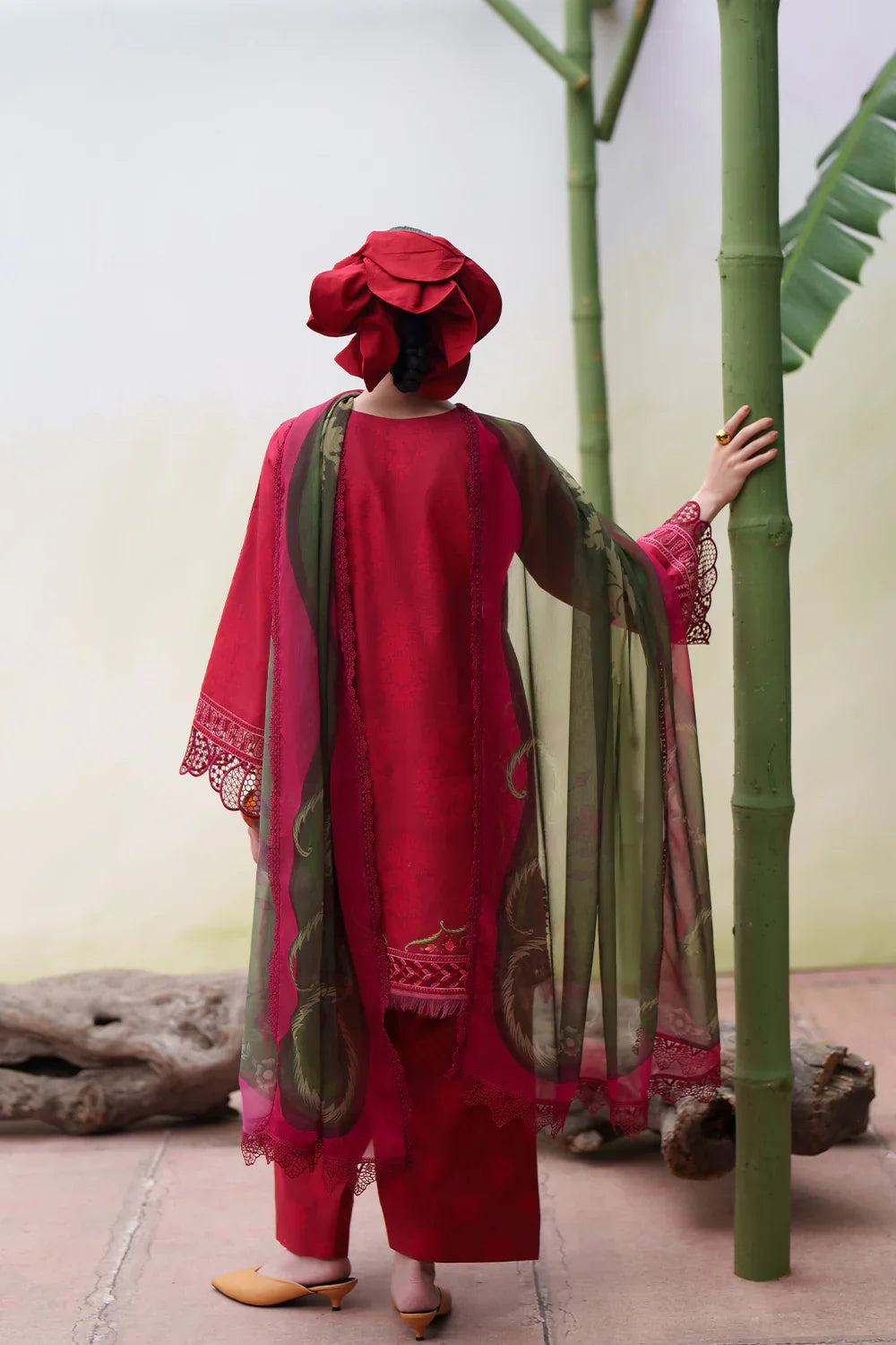 Laanem by Saira Rizwan Unstitched Embroidered Lawn 3 Piece Suit SR26ULL NAYRA-A - Summer Collection