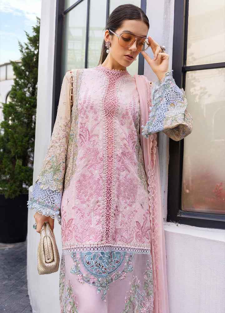 Maria B Unstitched Embroidered Lawn 3 Piece Suit MB26ULE D9 - Eid Collection