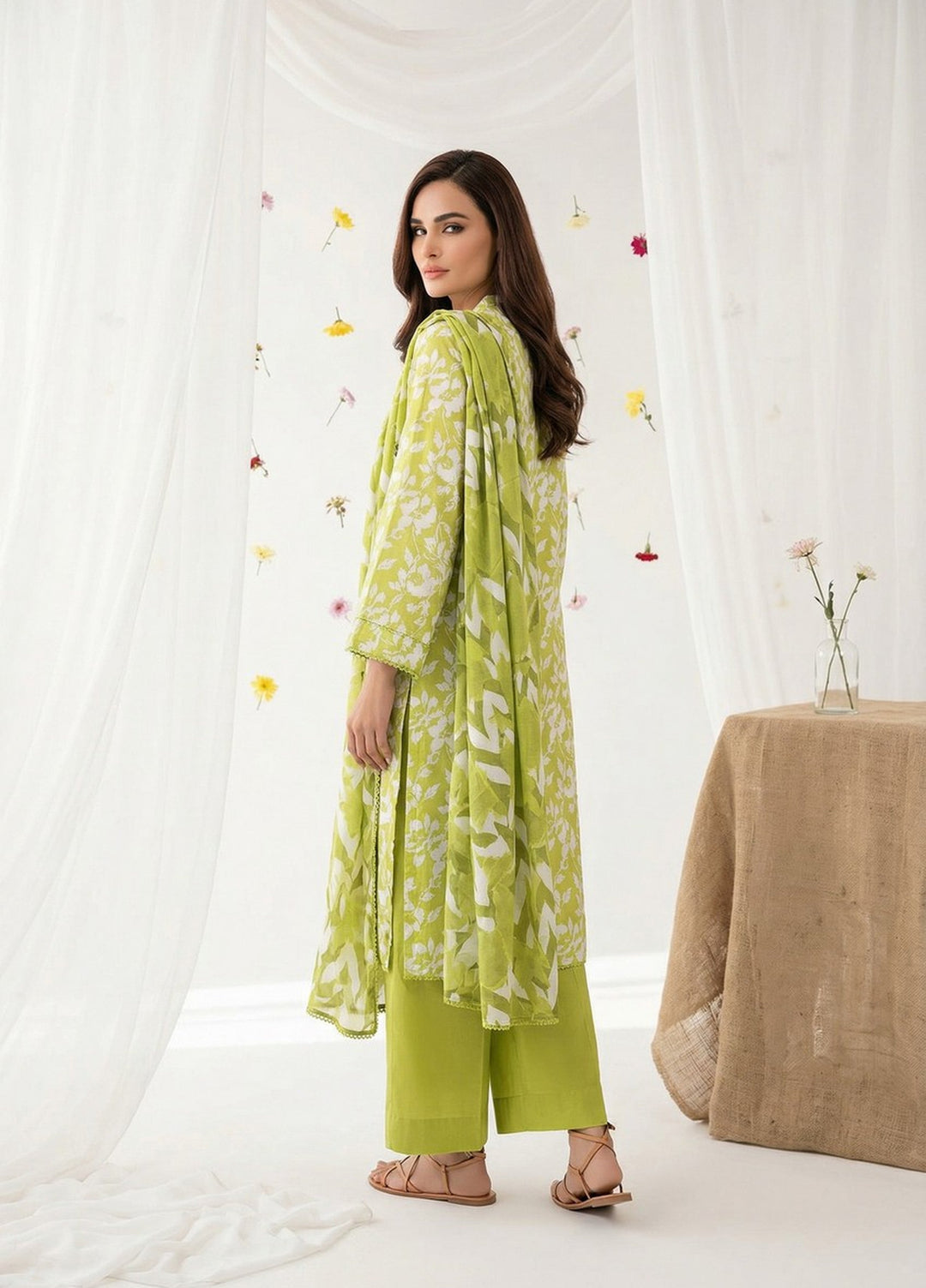 Salina by Regalia Textiles Unstitched Digital Printed Lawn 3 Piece Suit RG26ULSP D5 - Casual Collection