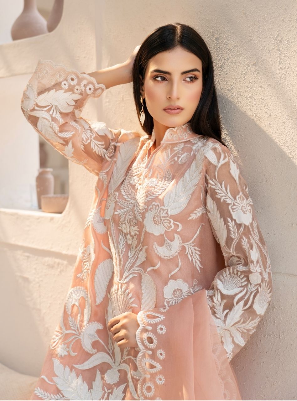 Irtiqa by Anayra Amal RTW Embroidered Organza 3 Piece Suit Afsaneh Festive Collection