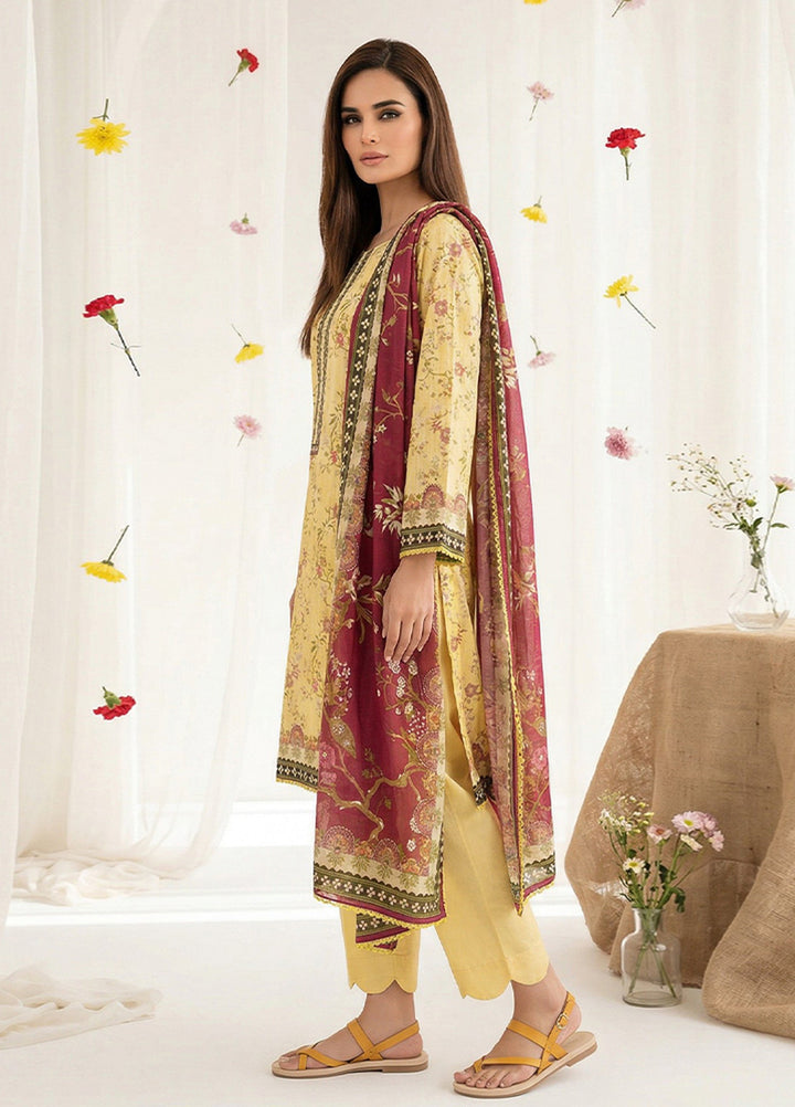 Salina by Regalia Textiles Unstitched Digital Printed Lawn 3 Piece Suit RG26ULSP D6 - Casual Collection