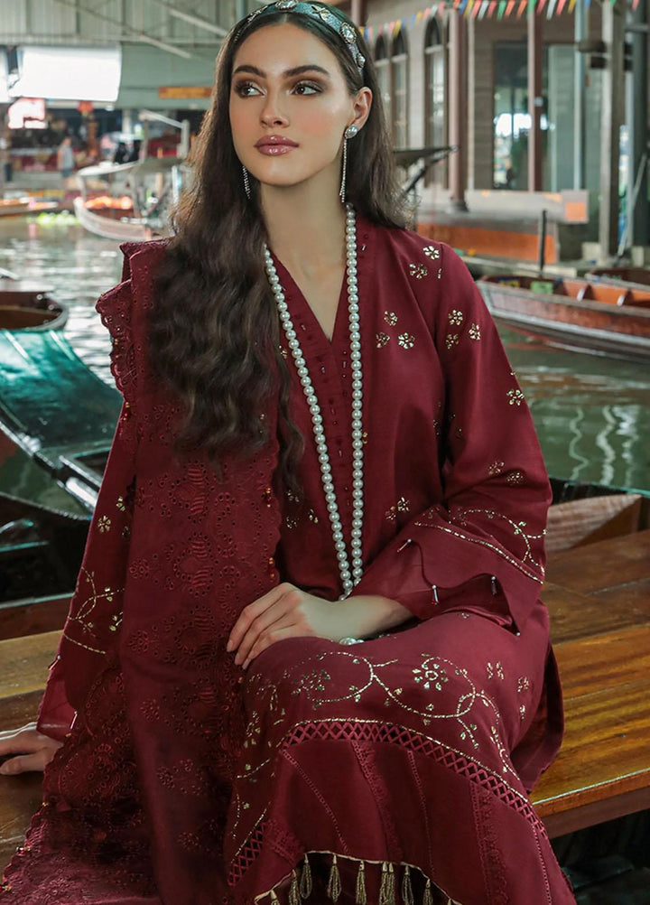 Bazaar By Nureh Embroidered Khaddar Suits Unstitched 3 Piece NU22BM NW-74 - Winter Collection