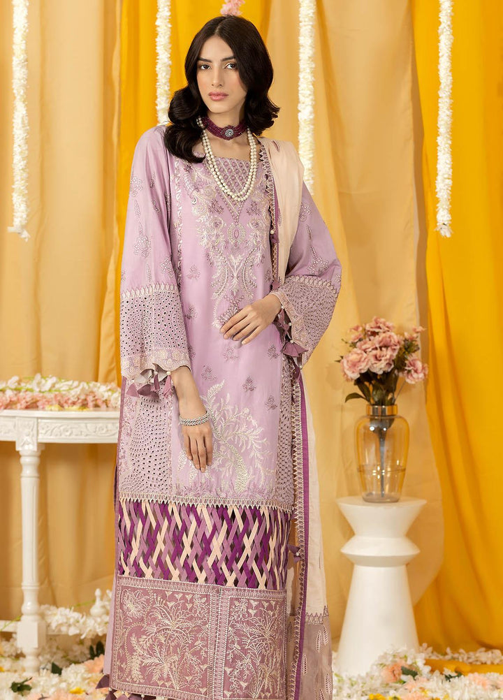 Ghazal By Humdum Embroidered Lawn Suits Unstitched 3 Piece HD23G D-04 - Summer Collection