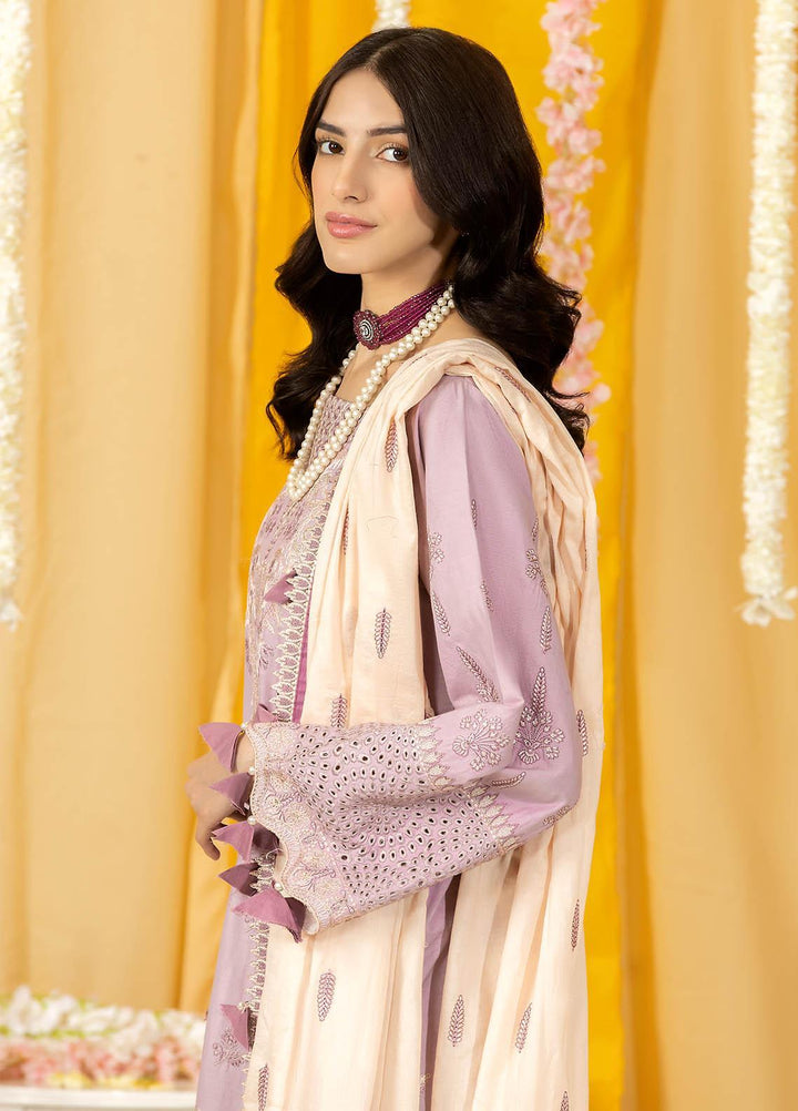 Ghazal By Humdum Embroidered Lawn Suits Unstitched 3 Piece HD23G D-04 - Summer Collection