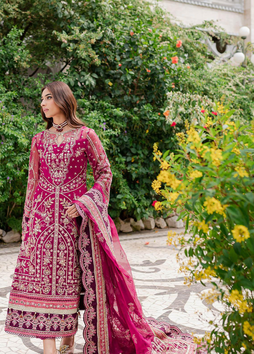 Gulaal Luxury Embroidered Organza 3 Piece Dress GL22LP-1 03 Orissa