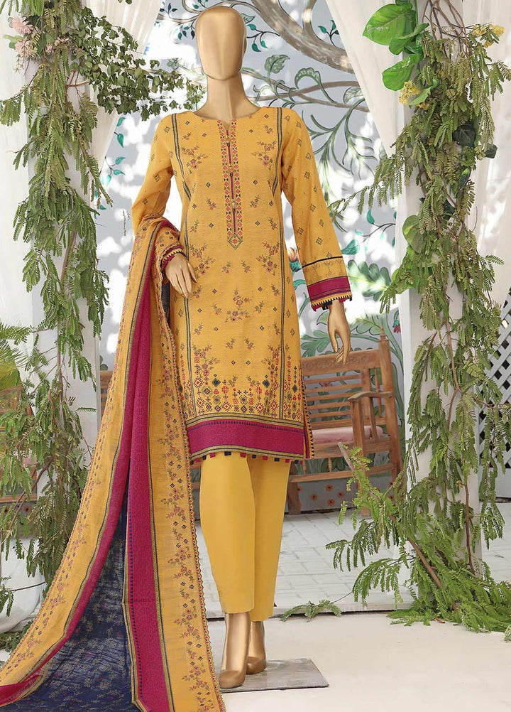 HZ Textiles Embroidered Khaddar Suits Unstitched 3 Piece HZ22PK-V3 PKE-2234 - Winter Collection