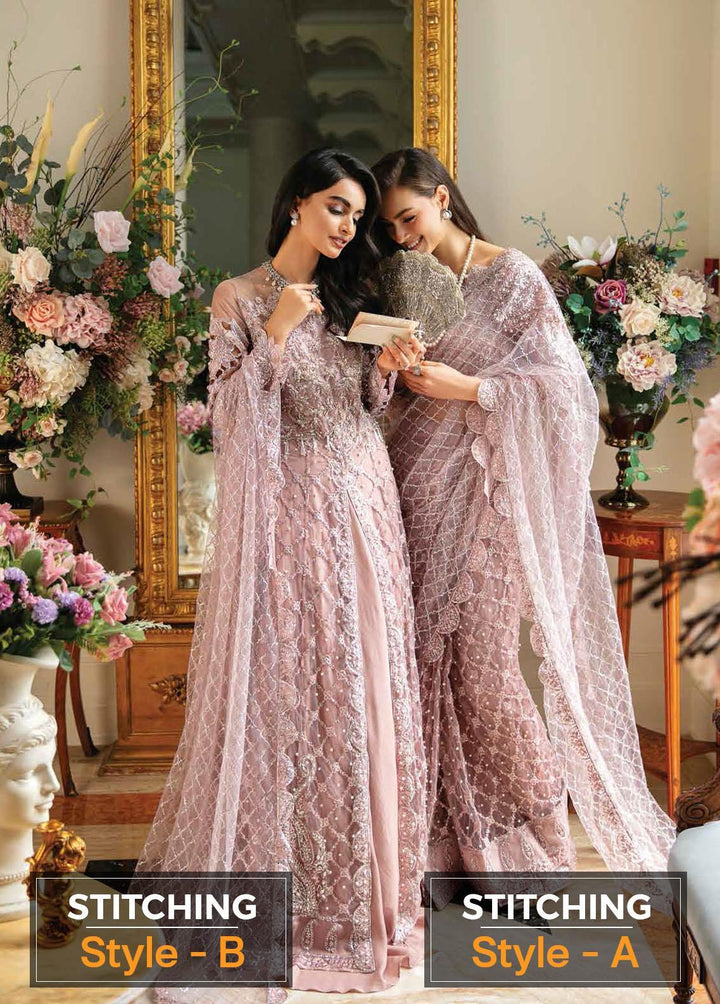 Serendipity by Mushq Embroidered Net Suits Unstitched 4 Piece MQ22S TDL22-06 Elle - Luxury Wedding Collection