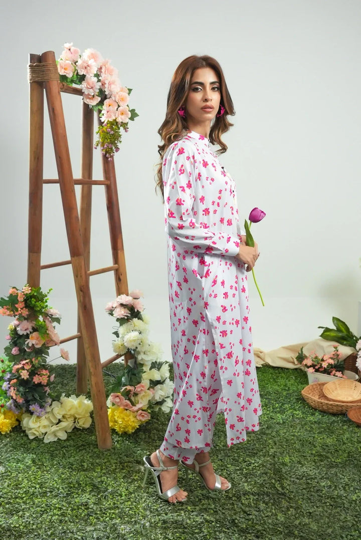 Dhaga Women Pret Printed 2 Piece Lawn Matching Separate FW24DSP0041 - Summer Collection