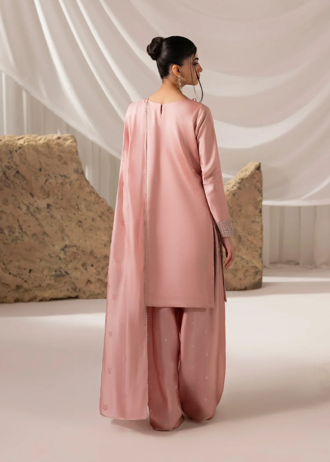 Celeste by Jamni RTW Embroidered Sheesha Silk 3 Piece Suit SAKURA Festive Collection