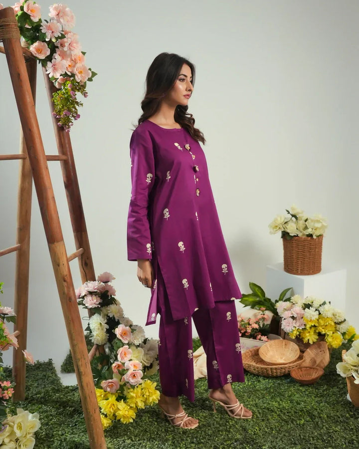 Dhaga Women Pret Printed 2 Piece Lawn Matching Separate FW24DSP0040 - Summer Collection