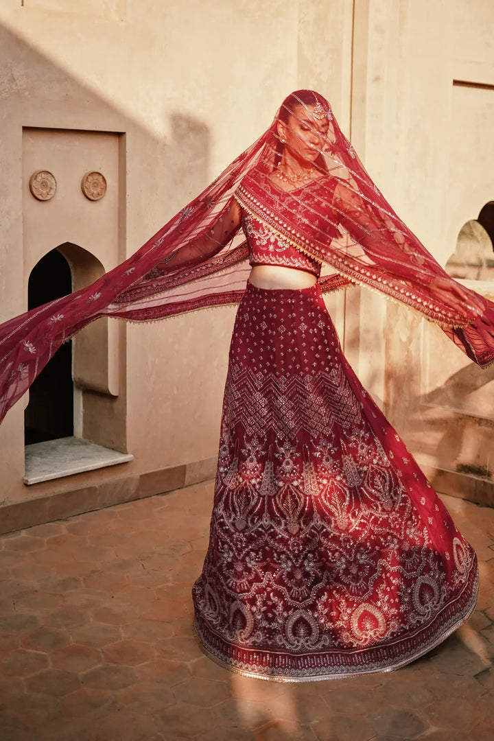 Florent Embroidered Organza Suits Unstitched 3 Piece FL25FU FL-04 - Formals Collection