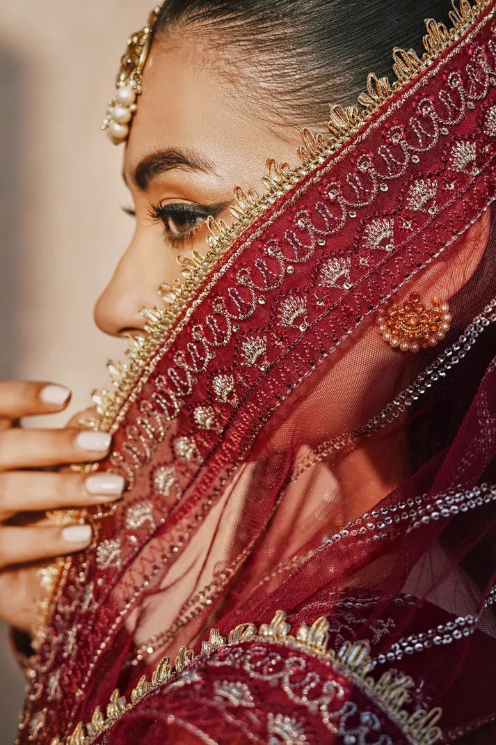 Florent Embroidered Organza Suits Unstitched 3 Piece FL25FU FL-04 - Formals Collection