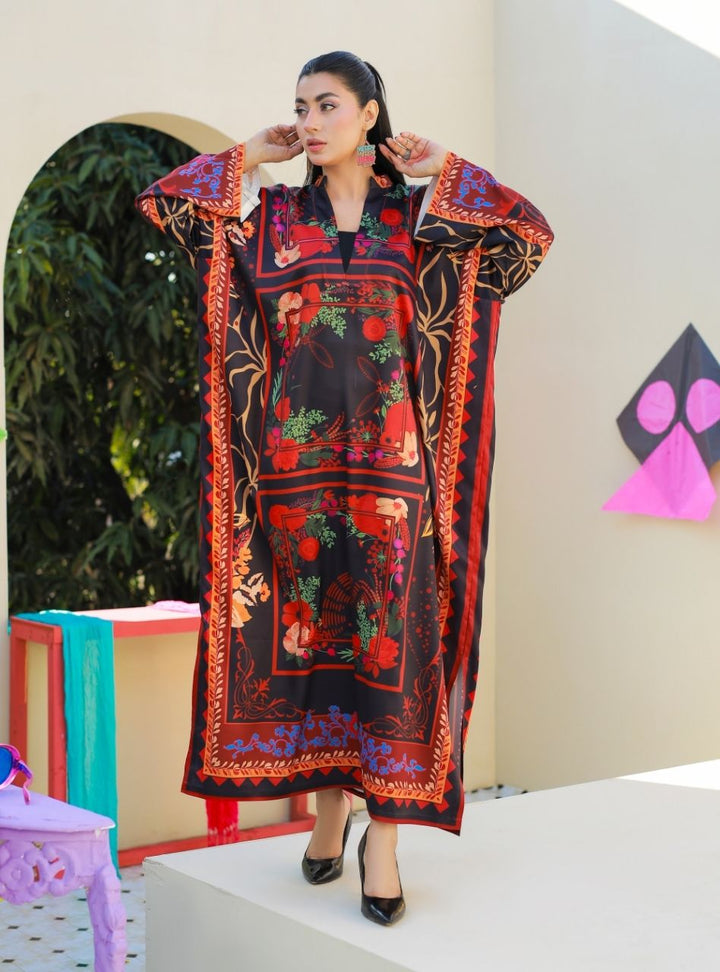 Printnation by Anayra Amal RTW Printed Poly Raw Silk 3 Piece Vibe Loom - Casual Collection
