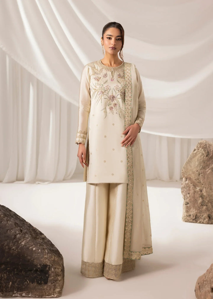 Celeste by Jamni RTW Embroidered Sheesha Silk 3 Piece Suit HALO Festive Collection