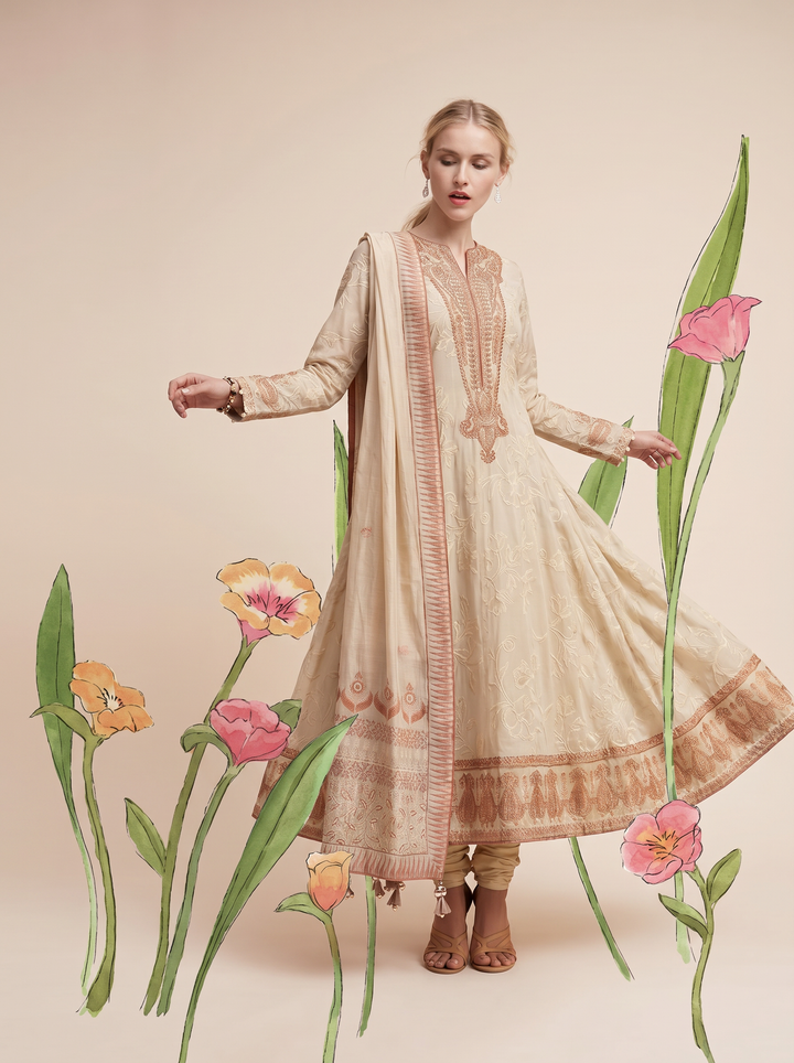 Mitti ki Khusboo by Gul Ahmed Unstitched Embroidered Lawn 3 Piece Suit GA26UMK DN-62038 - Summer Collection