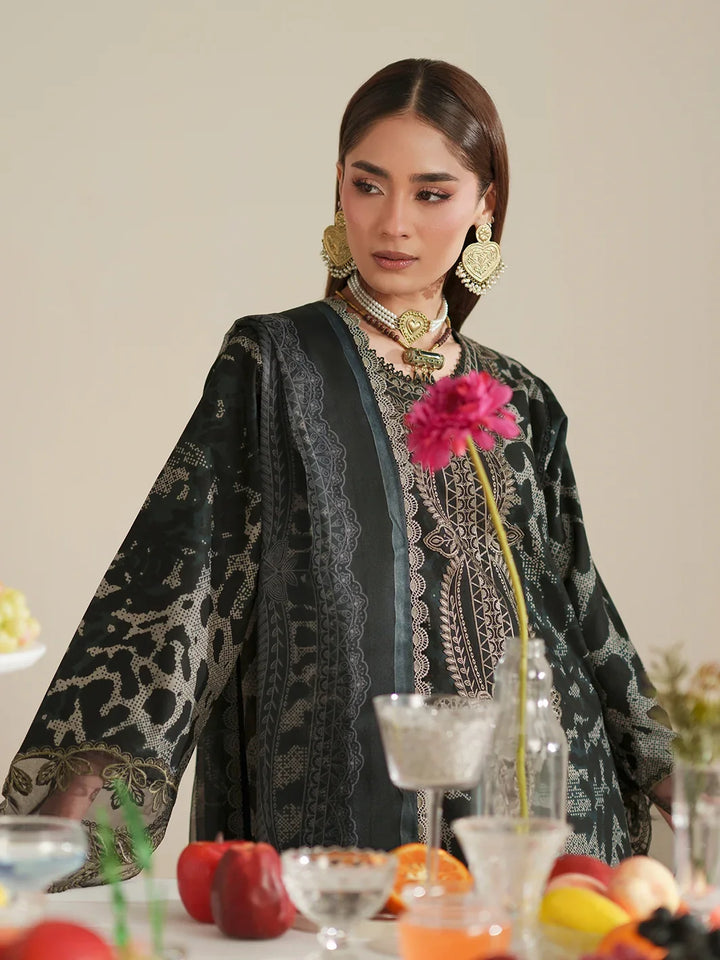 JoJo by Bin Ilyas Unstitched Embroidered Lawn 3 Piece Suit BI26UJJ D-82A - Summer Collection
