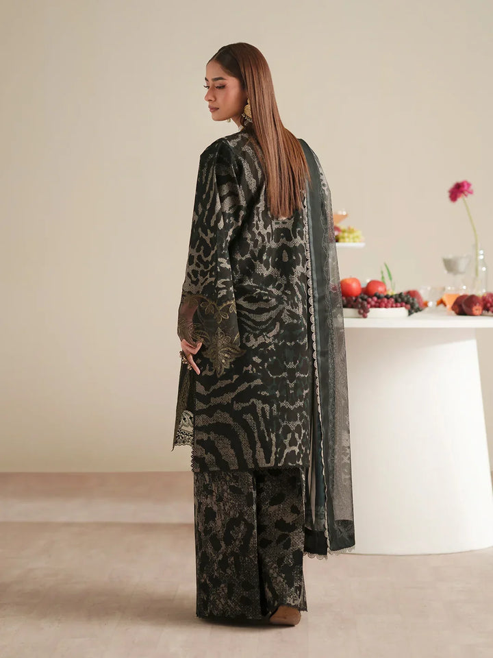 JoJo by Bin Ilyas Unstitched Embroidered Lawn 3 Piece Suit BI26UJJ D-82A - Summer Collection