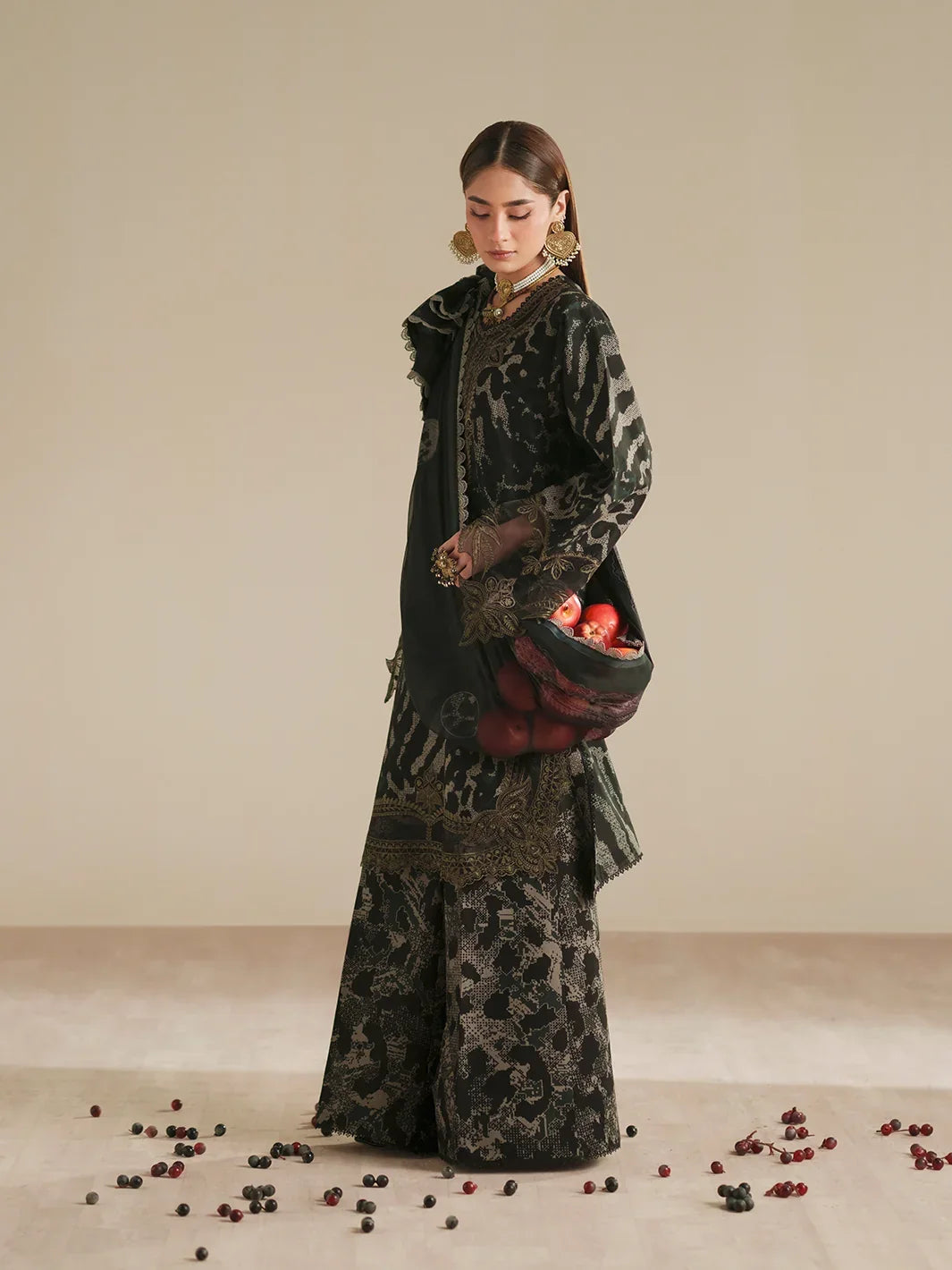 JoJo by Bin Ilyas Unstitched Embroidered Lawn 3 Piece Suit BI26UJJ D-82A - Summer Collection