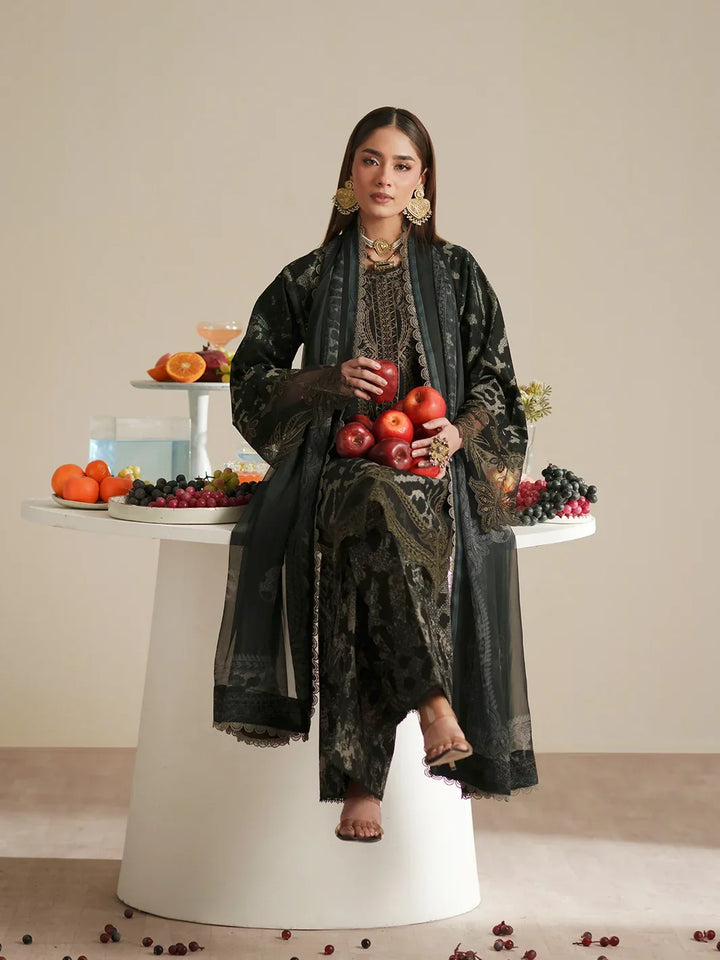 JoJo by Bin Ilyas Unstitched Embroidered Lawn 3 Piece Suit BI26UJJ D-82A - Summer Collection