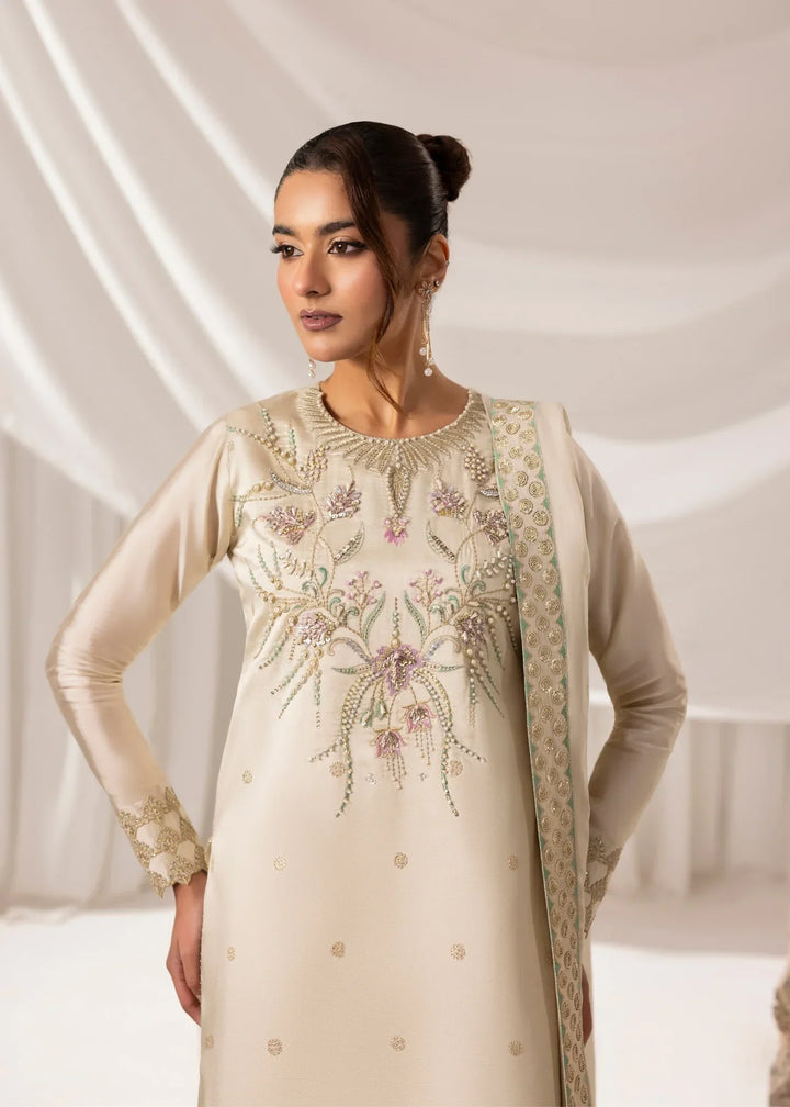 Celeste by Jamni RTW Embroidered Sheesha Silk 3 Piece Suit HALO Festive Collection