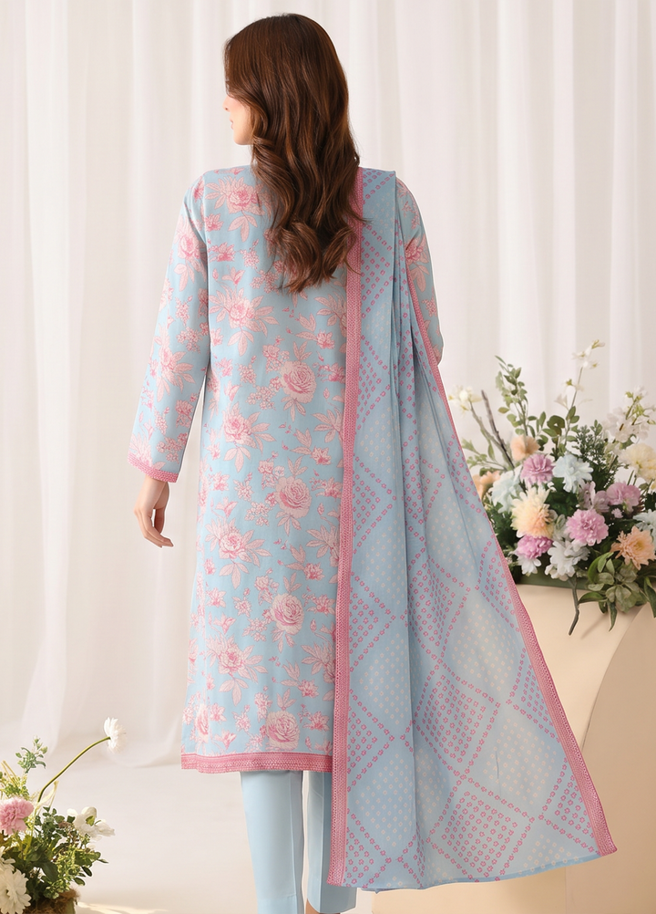 Summer Shades by HZ Textile Unstitched Printed Lawn 3 Piece Suit SPC-1309 - Casual Collection