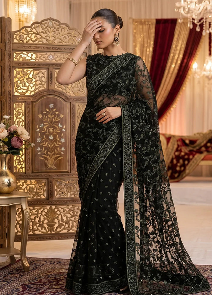 Riwayat by Zarif Unstitched Embroidered Net 3 Piece Suit ZR26URN ZRF-RC-03 QATIM - Festive Collection