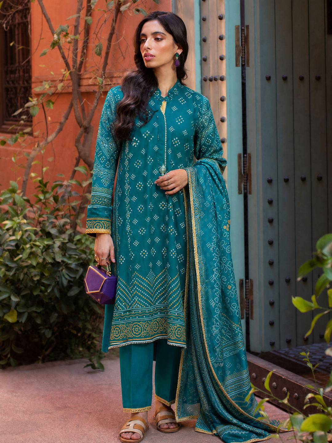 La Elise Women RTW Embroidered Lawn 3 Piece Suit 0000603 Zoya - Casual Collection
