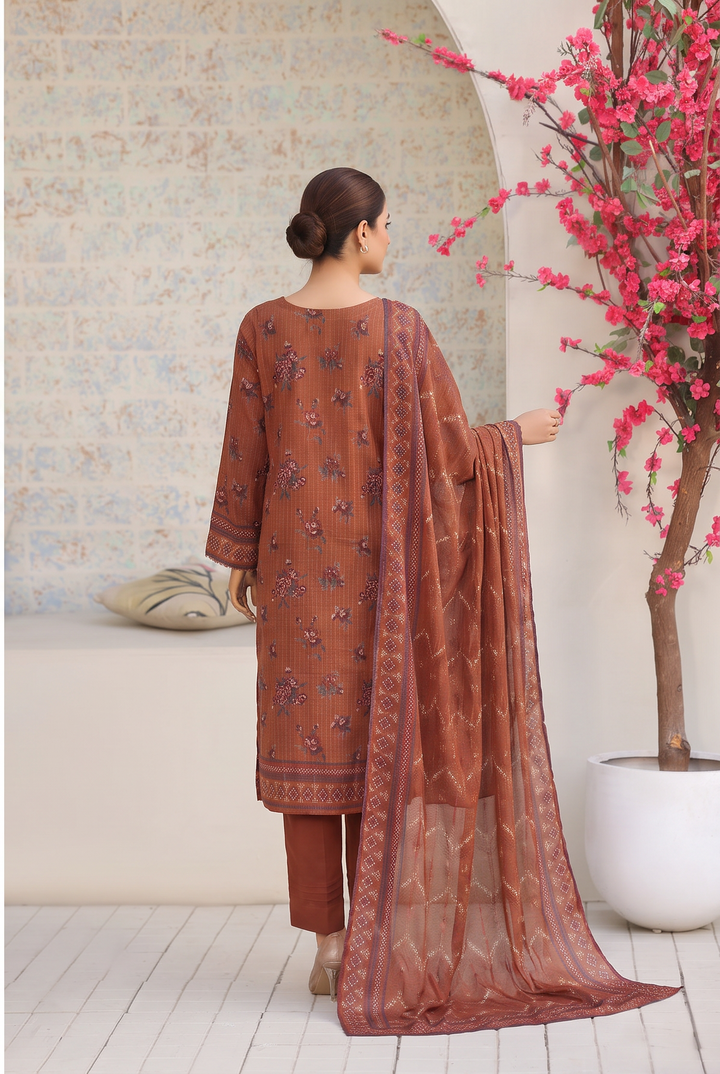 Nayab by HZ Textiles Unstitched Printed Cotton Lawn 3 Piece Suit HZ28UN NPC-08 - Casual Collection