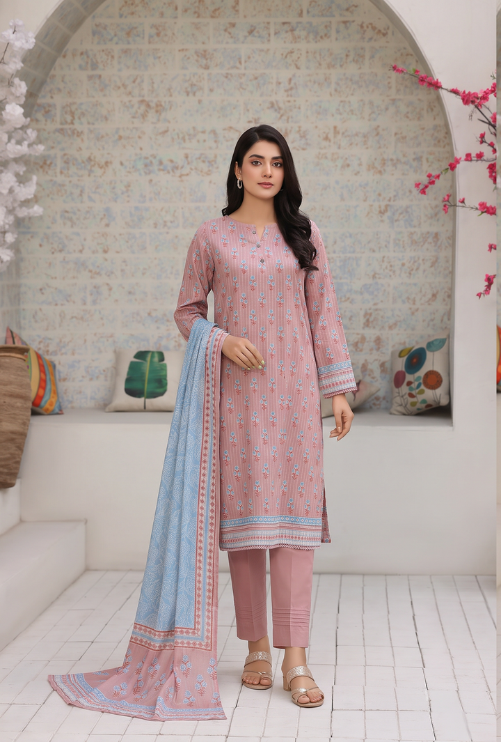 Nayab by HZ Textiles Unstitched Printed Cotton Lawn 3 Piece Suit HZ28UN NPC-09 - Casual Collection