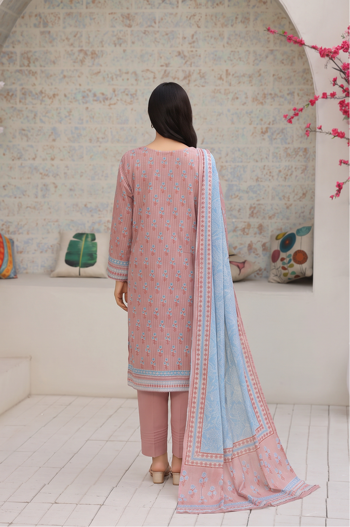 Nayab by HZ Textiles Unstitched Printed Cotton Lawn 3 Piece Suit HZ28UN NPC-09 - Casual Collection