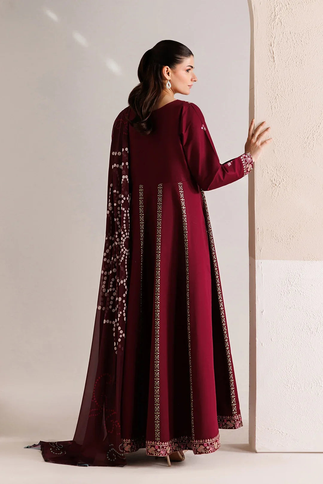 Mistfall by Panache Apparel RTW Embroidered Cotton 3 Piece Suit avira Eid Collection