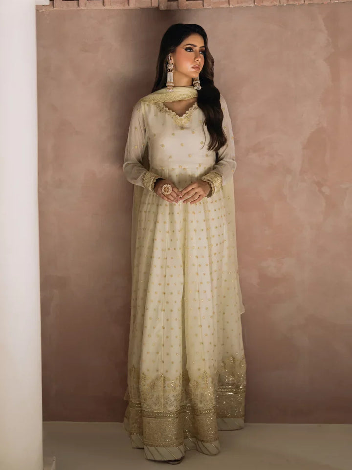 Salitex Unstitched Embroidered Chiffon 3 Piece Suit SUNS8CH504 Festive Collection