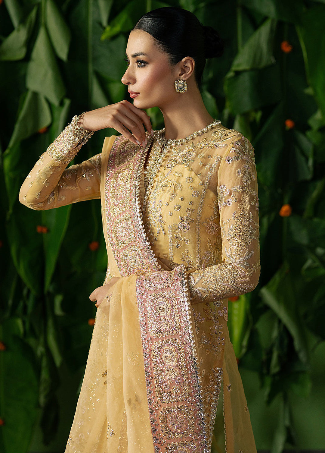 Pehli Nazar by Ayzel Embroidered Suits Unstitched 3 Piece AAFPZ25 D-03 Chahat - Formals Collection